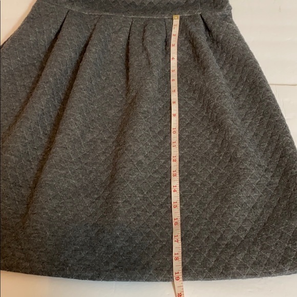 Loft Outlet Gray Sleeveless Fit & Flare Dress - Picture 8 of 9
